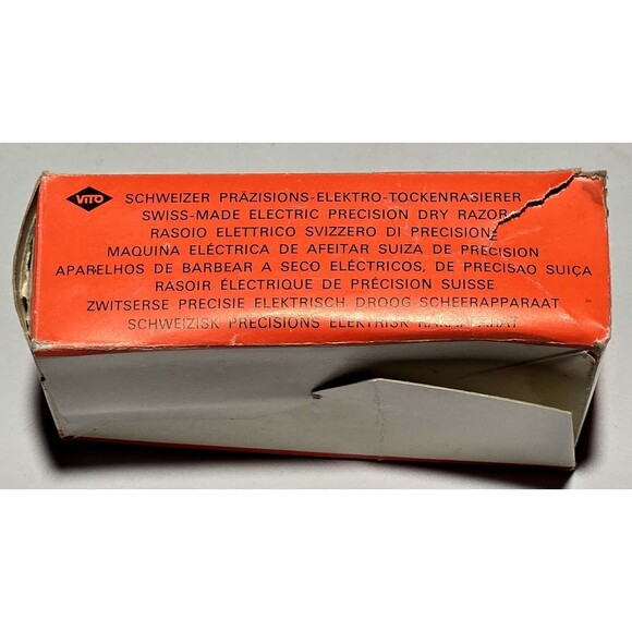 VTG Vito Rapid Electric Shaver Original Box Switzerland Swiss 21439 Tested Works - Picture 14 of 16